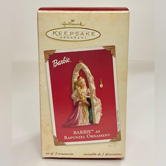 ♥️New In Box ~ 2002 Hallmark Keepsake “Barbie as Rapunzel” Collectors Ornament♥️ - Picture 7 of 9